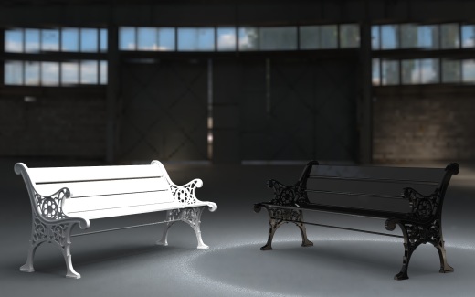 老式长凳公园缩略图